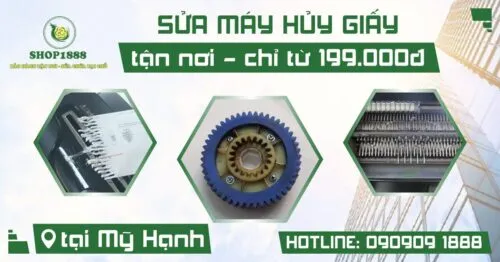 Dịch vụ sửa máy hủy giấy của Shop1888