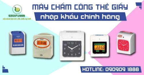 Máy chấm công thẻ giấy tại Bình Thạnh