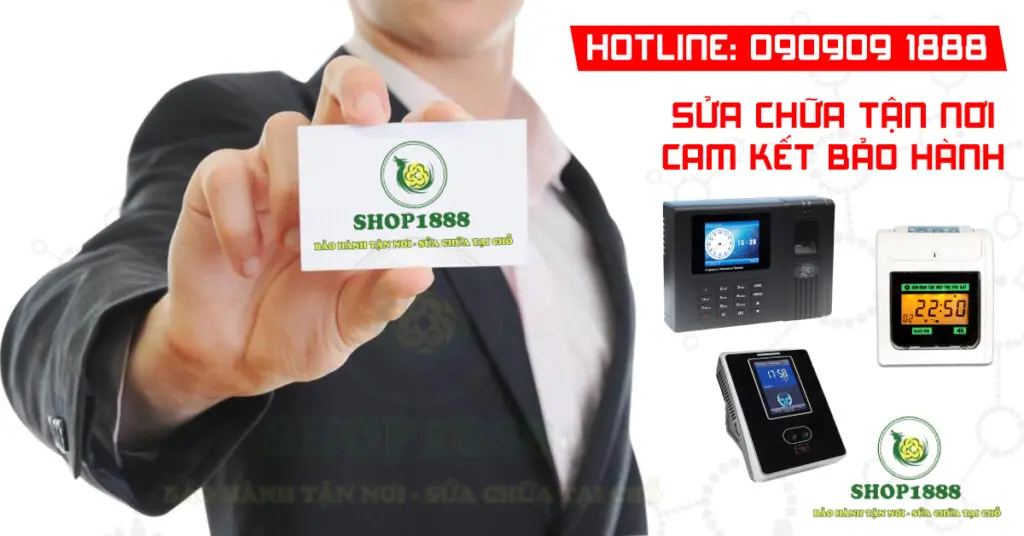 Mua máy chấm công giá rẻ chính hãng tại Bình Chánh chọn Shop1888