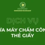 Sửa máy chấm công thẻ giấy nhanh tại Long An