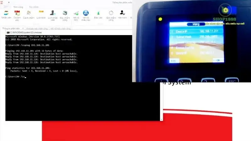 Cách kết nối máy chấm công với mạng LAN nhanh chóng và dễ dàng