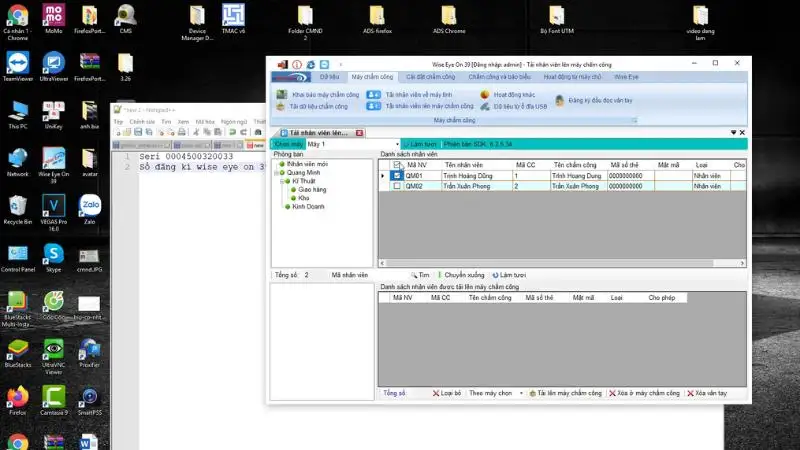Hướng dẫn cách cài đặt phần mềm chấm công Wise Eye On 39